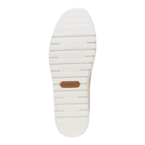 Vionic Gold Loafers with White Sole - Picture 4 of 4